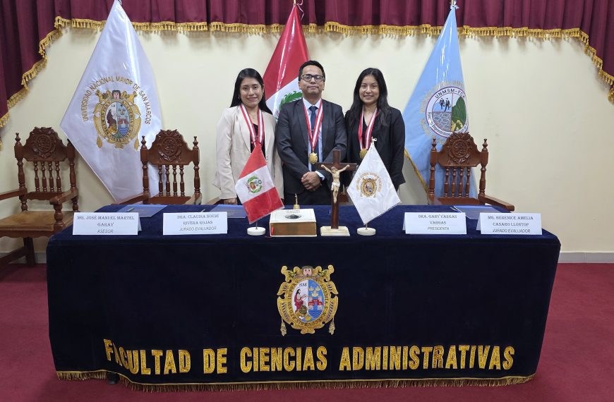 FELICITACIONES A LAS LICENCIADAS EN ADMINISTRACIÓN: Mirian Mendoza y Maira Navarro